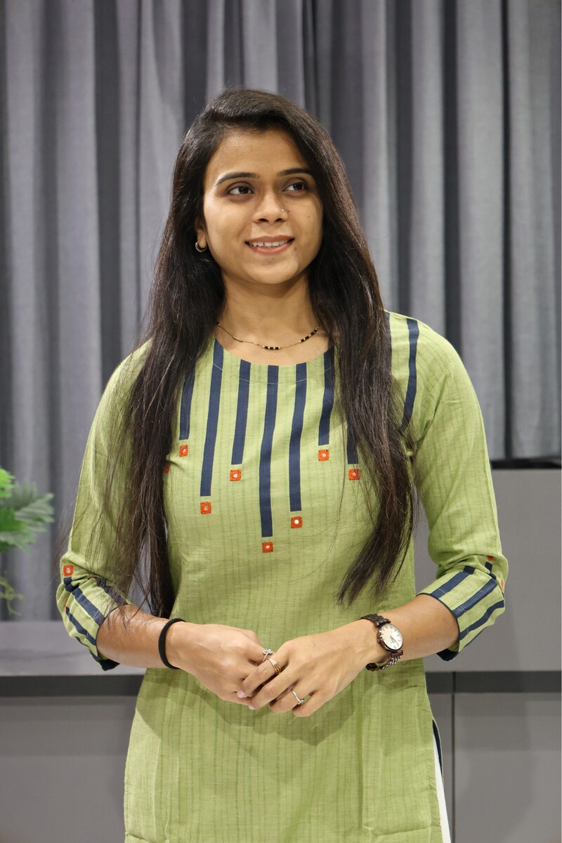 Mirror Hand Work Kurti