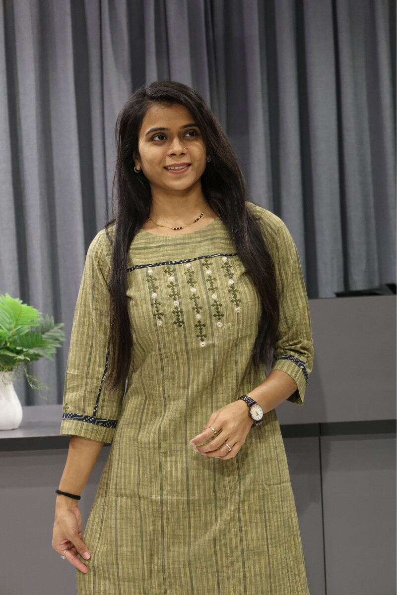 Embroidery Work Kurti