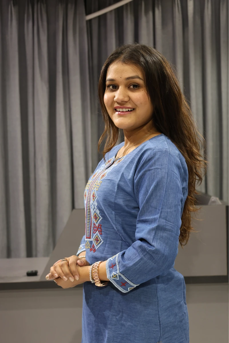 Square Work Denim Cord Set