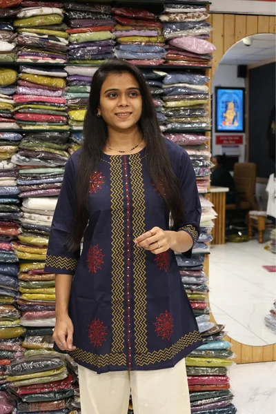 Zigzag Block Print Tunic