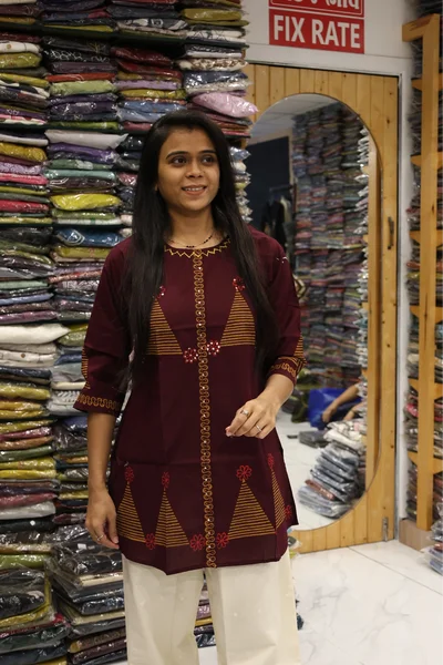 Block Print triangle Tunic