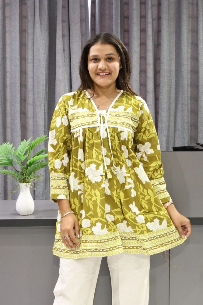 Plate Cotton Tunic