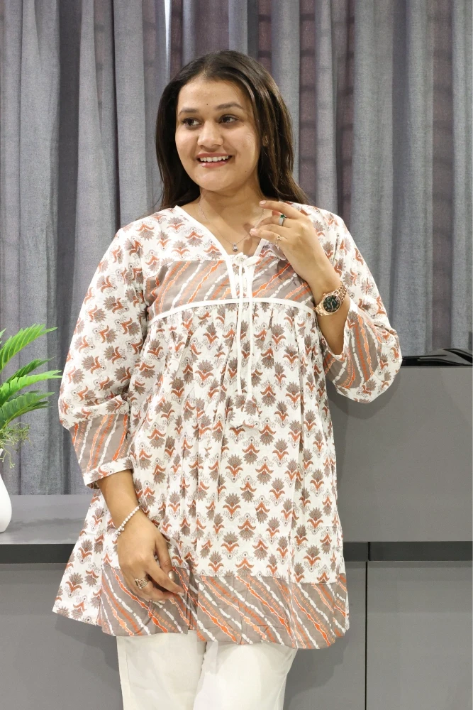 Plate Cotton Tunic